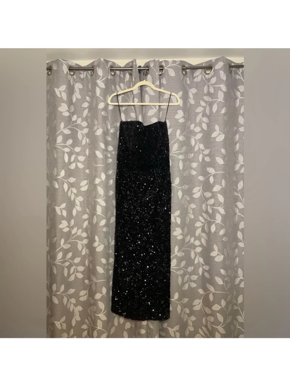 HELSI Leslie Sequin Maxi Dress Black